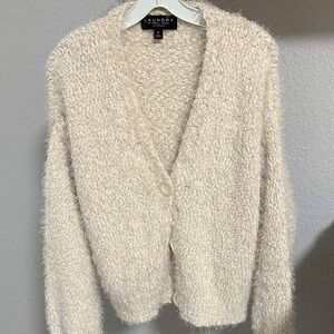 Laundry By Shelli Segal Soft Cream Cardigan